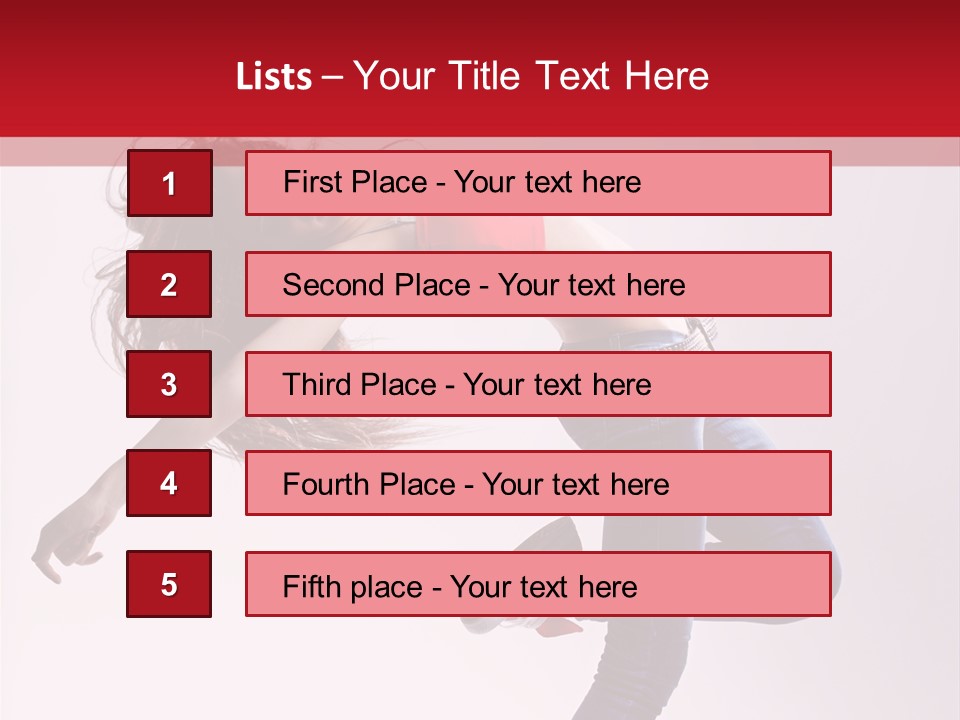 Fitness Exercise Cool PowerPoint Template