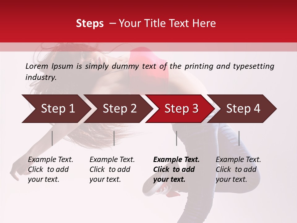 Fitness Exercise Cool PowerPoint Template