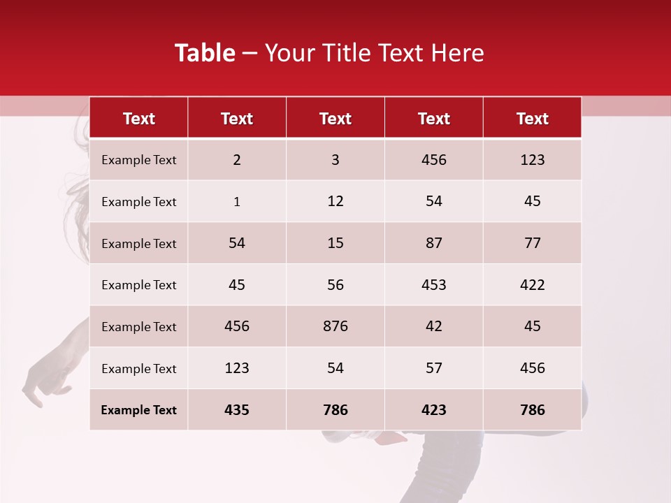 Fitness Exercise Cool PowerPoint Template