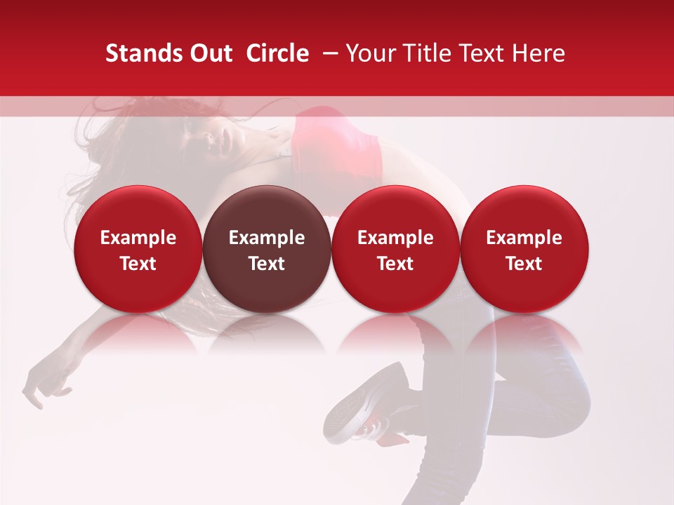 Fitness Exercise Cool PowerPoint Template