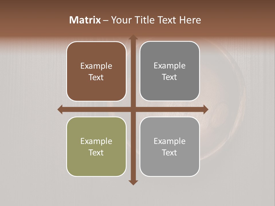 Carved Round Background PowerPoint Template