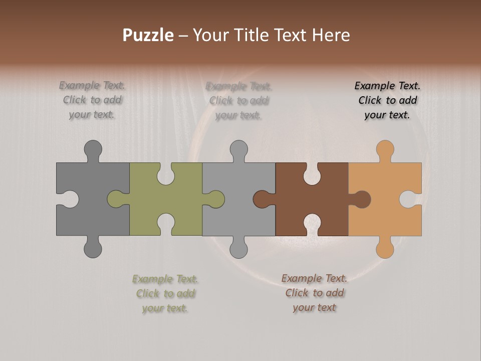 Carved Round Background PowerPoint Template