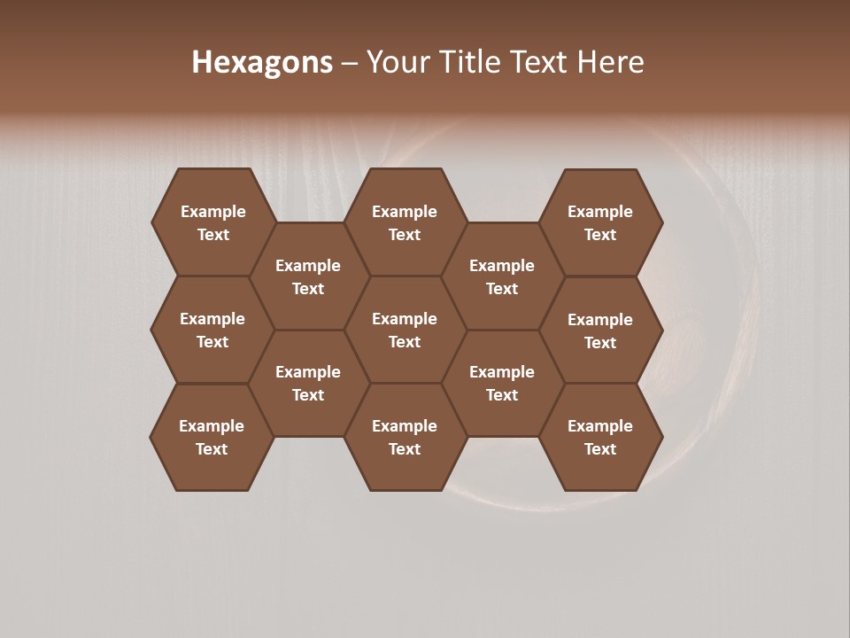 Carved Round Background PowerPoint Template