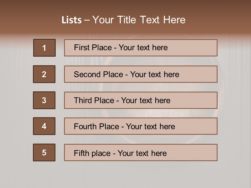 Carved Round Background PowerPoint Template