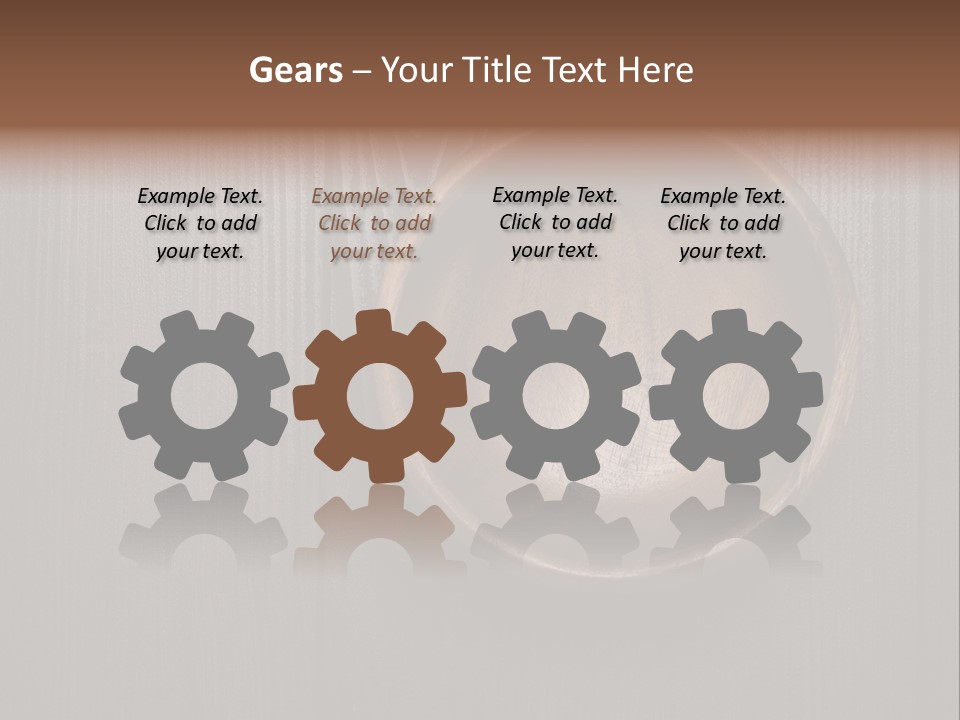 Carved Round Background PowerPoint Template