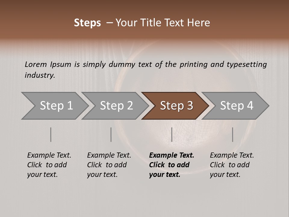 Carved Round Background PowerPoint Template