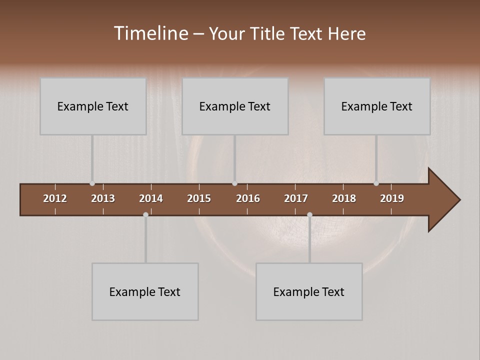 Carved Round Background PowerPoint Template