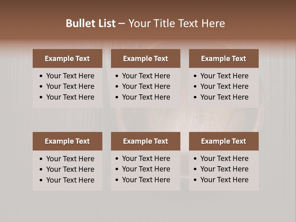 Carved Round Background PowerPoint Template