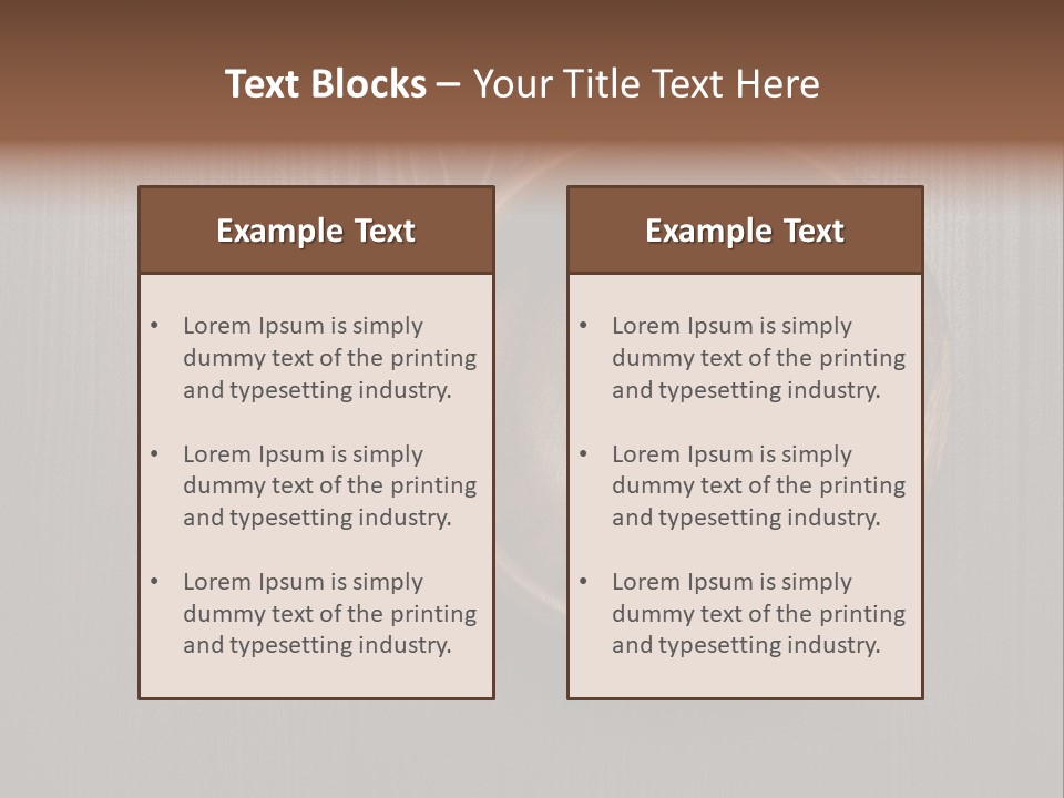 Carved Round Background PowerPoint Template