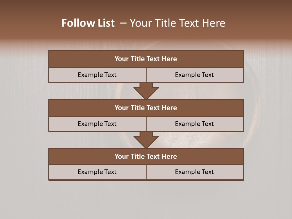 Carved Round Background PowerPoint Template