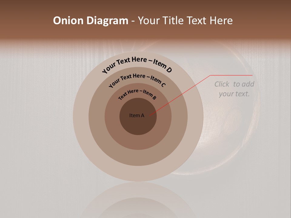 Carved Round Background PowerPoint Template