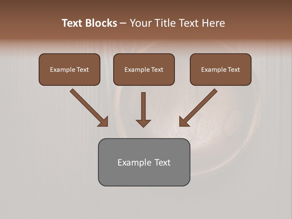 Carved Round Background PowerPoint Template