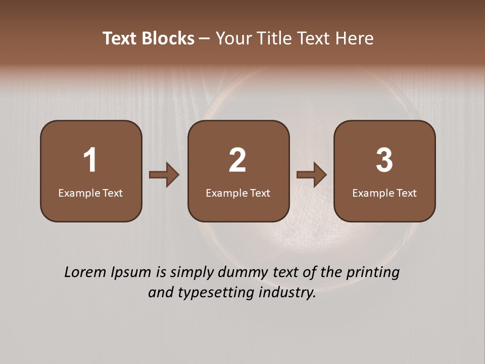 Carved Round Background PowerPoint Template