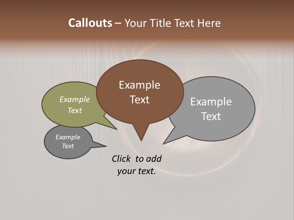 Carved Round Background PowerPoint Template