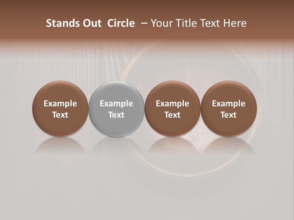 Carved Round Background PowerPoint Template