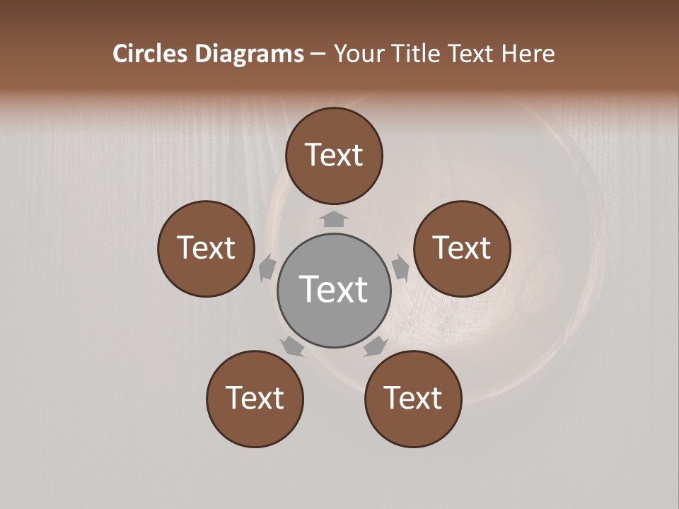 Carved Round Background PowerPoint Template
