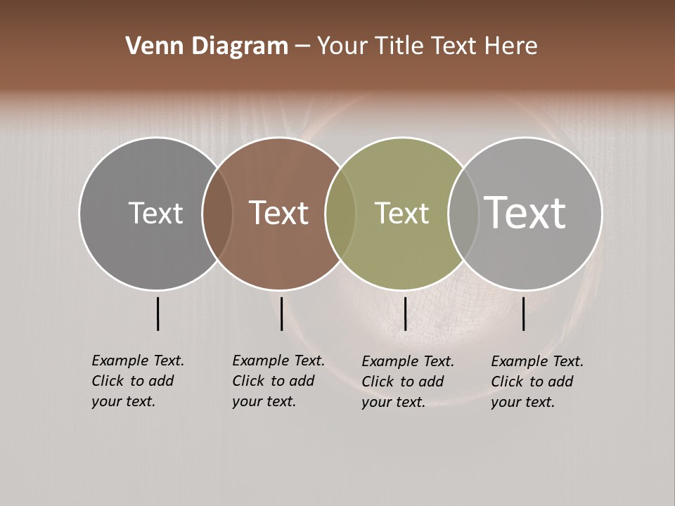 Carved Round Background PowerPoint Template