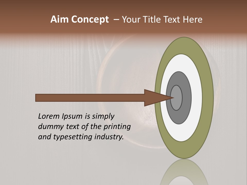 Carved Round Background PowerPoint Template