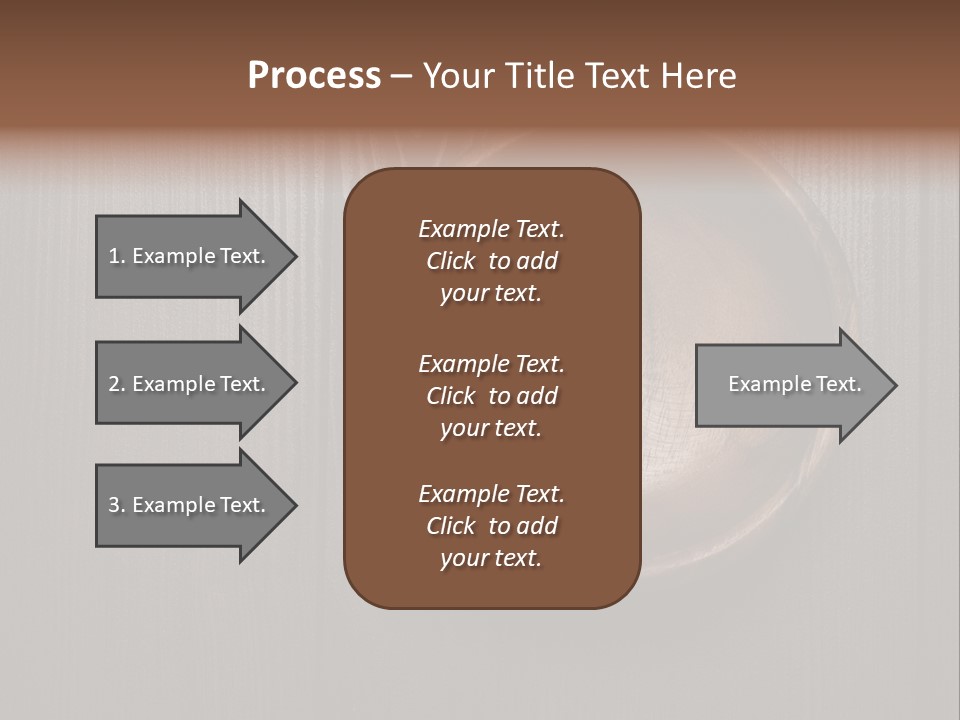 Carved Round Background PowerPoint Template