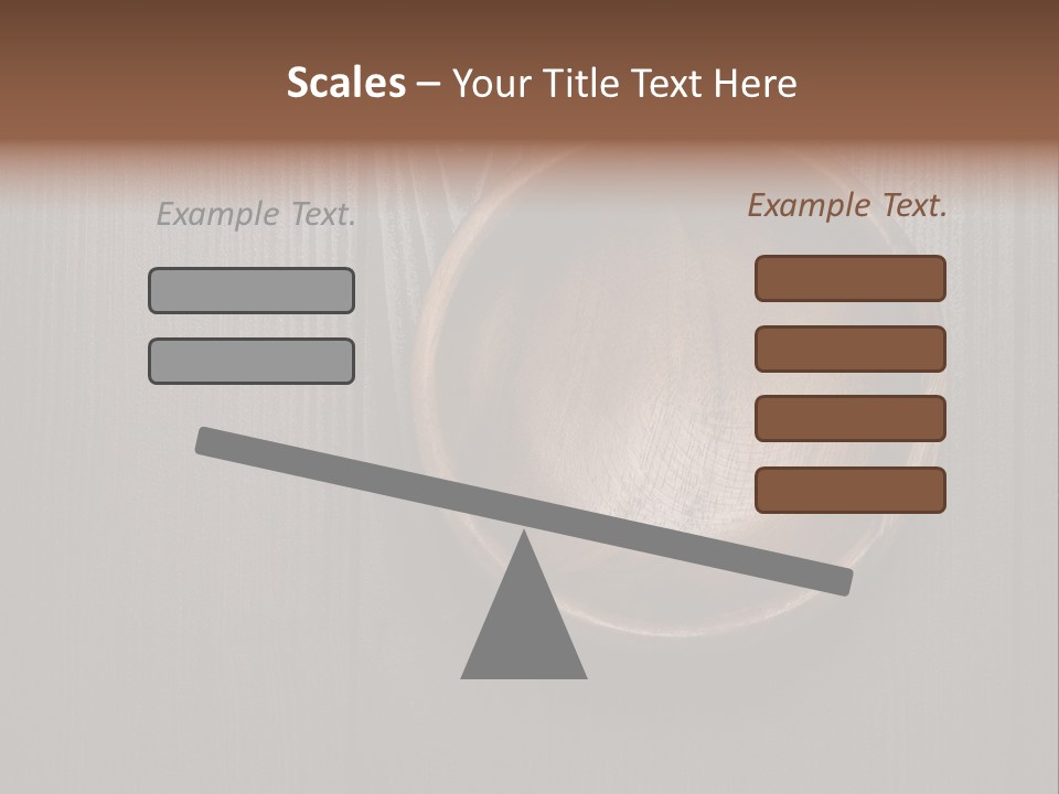 Carved Round Background PowerPoint Template