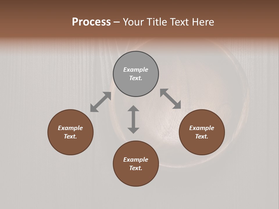 Carved Round Background PowerPoint Template