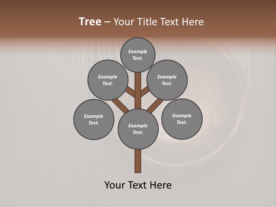 Carved Round Background PowerPoint Template