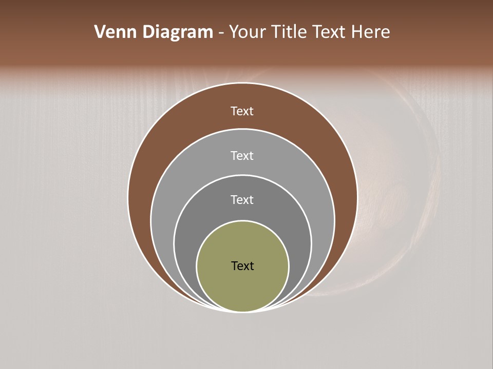 Carved Round Background PowerPoint Template