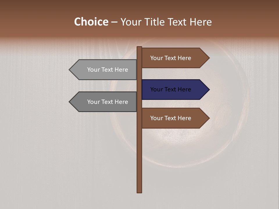 Carved Round Background PowerPoint Template