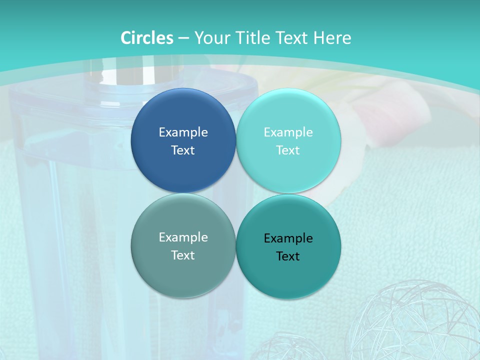 Closeup Bright Relaxation PowerPoint Template