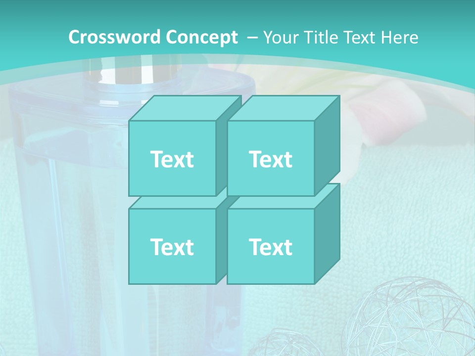 Closeup Bright Relaxation PowerPoint Template