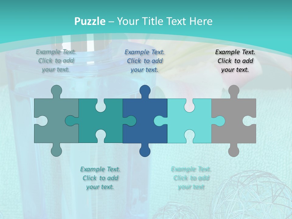 Closeup Bright Relaxation PowerPoint Template