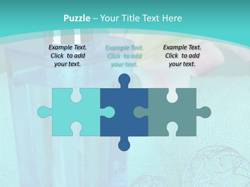 Closeup Bright Relaxation PowerPoint Template