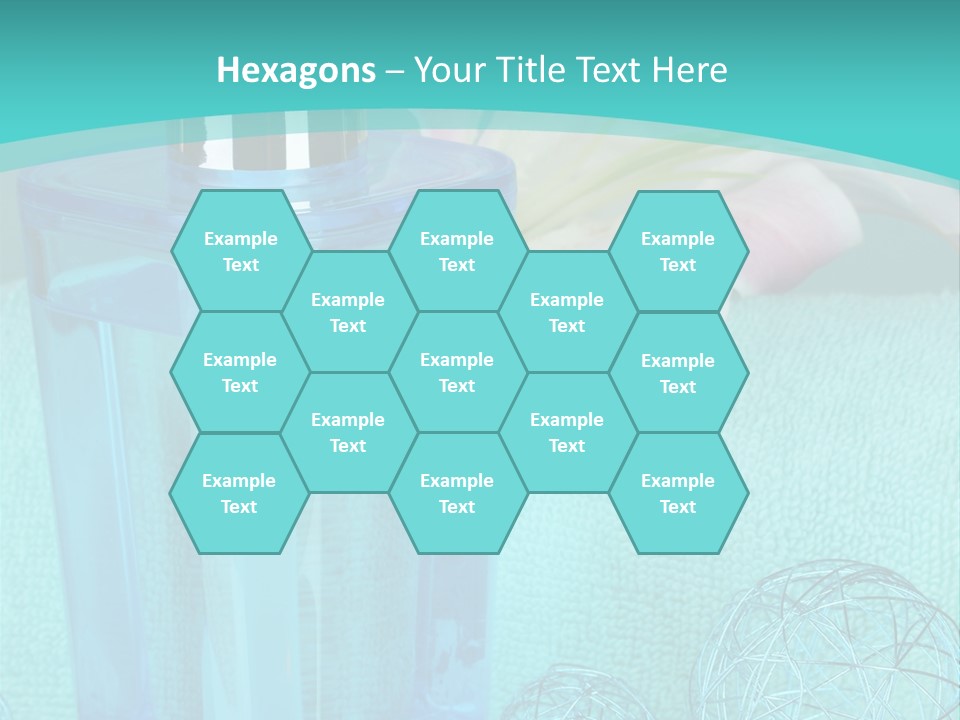 Closeup Bright Relaxation PowerPoint Template