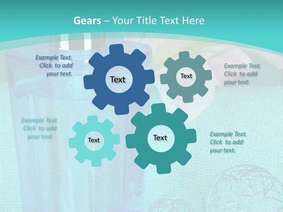 Closeup Bright Relaxation PowerPoint Template