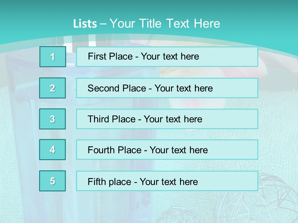 Closeup Bright Relaxation PowerPoint Template