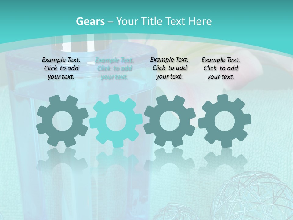 Closeup Bright Relaxation PowerPoint Template