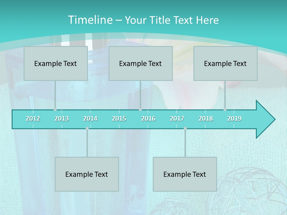 Closeup Bright Relaxation PowerPoint Template
