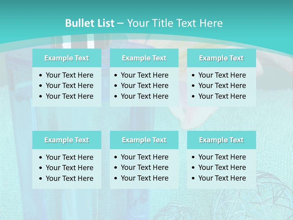 Closeup Bright Relaxation PowerPoint Template