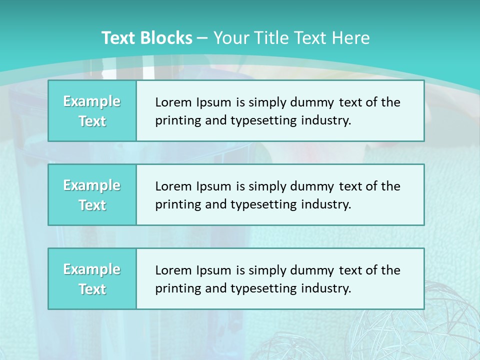 Closeup Bright Relaxation PowerPoint Template