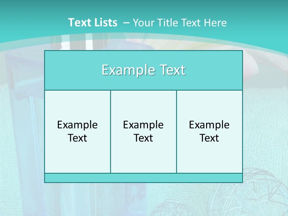 Closeup Bright Relaxation PowerPoint Template