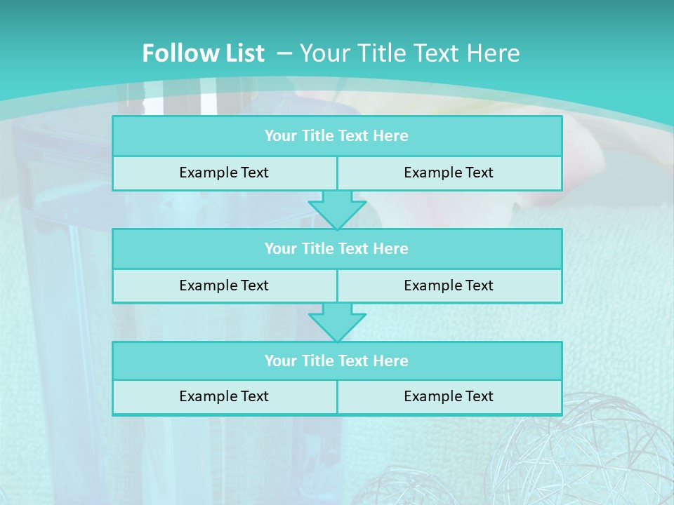 Closeup Bright Relaxation PowerPoint Template