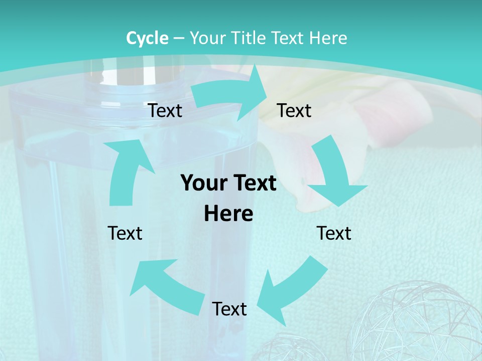 Closeup Bright Relaxation PowerPoint Template