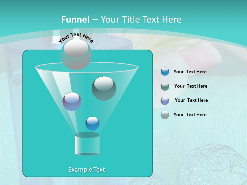 Closeup Bright Relaxation PowerPoint Template