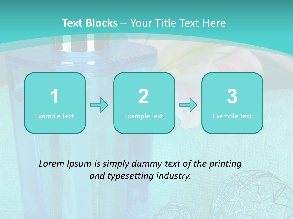 Closeup Bright Relaxation PowerPoint Template