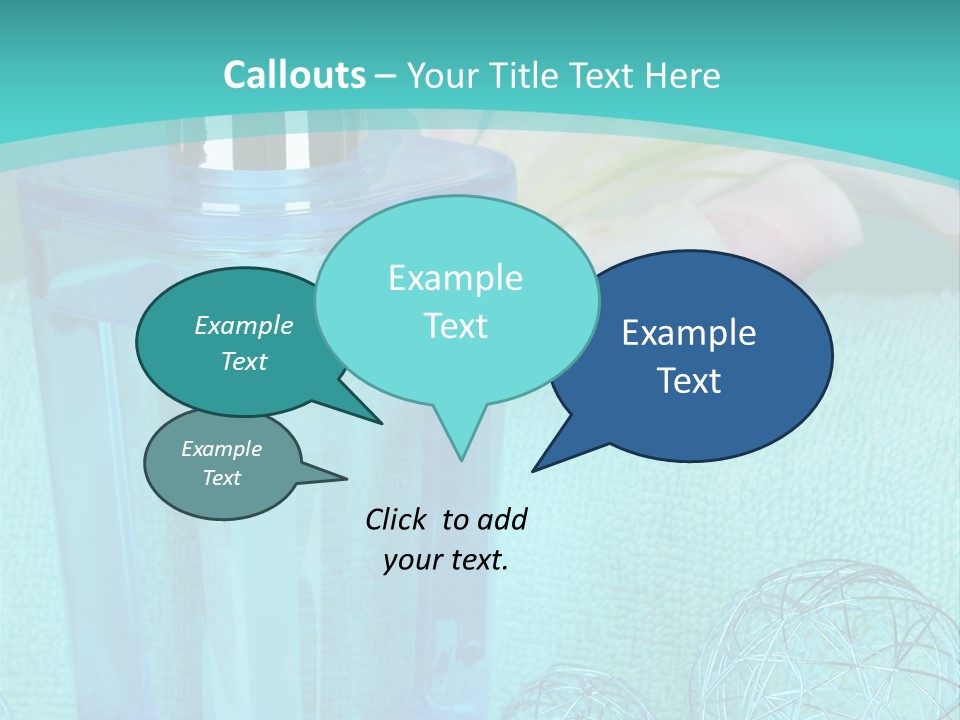 Closeup Bright Relaxation PowerPoint Template