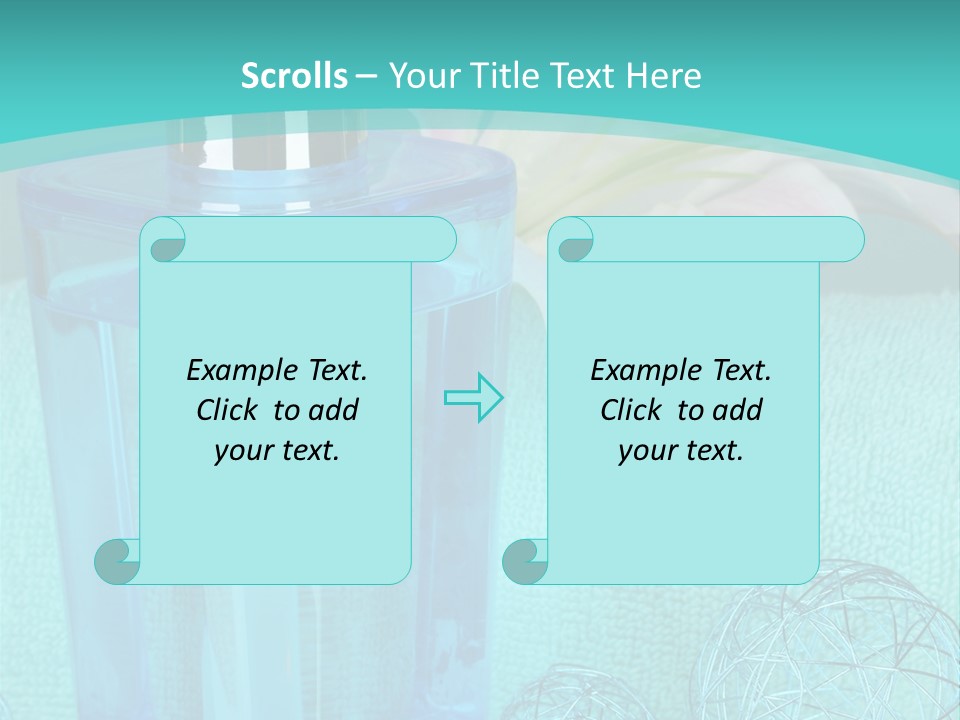 Closeup Bright Relaxation PowerPoint Template
