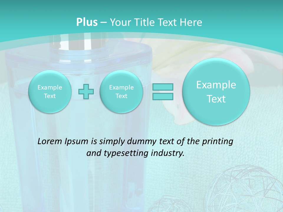 Closeup Bright Relaxation PowerPoint Template