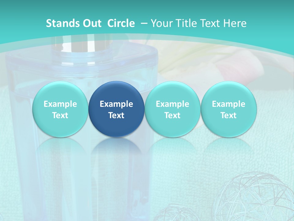 Closeup Bright Relaxation PowerPoint Template