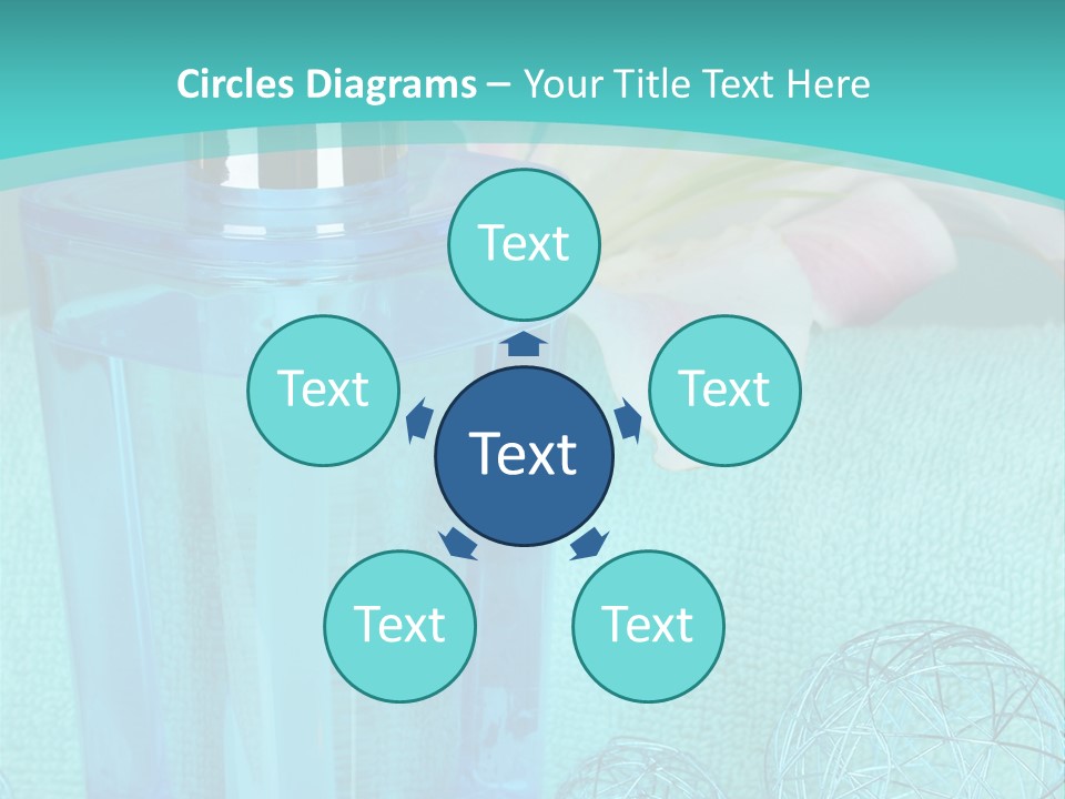 Closeup Bright Relaxation PowerPoint Template