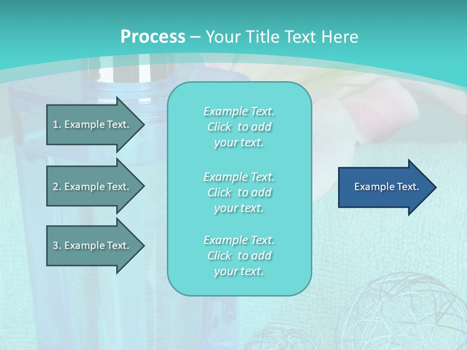 Closeup Bright Relaxation PowerPoint Template